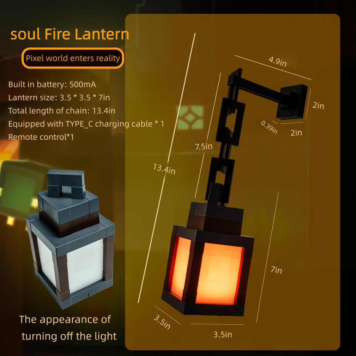 YCSTZM Desk lamp offers versatile placement as table or wall light.