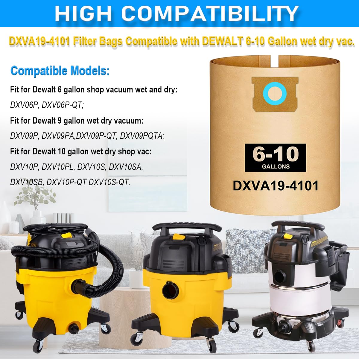 Ycuvin DXVA19-4101 bags use two-layer fabric for durable, burst-resistant use.