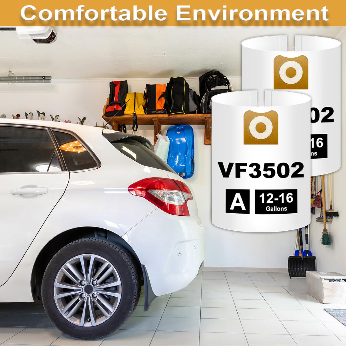 VF3502 bags capture dust and hair for workshops