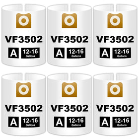 Ycuvin VF3502 six pack vacuum bags for Ridgid shop vacs