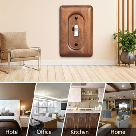YDJSA solid walnut cover suits living rooms, kitchens, and home offices.