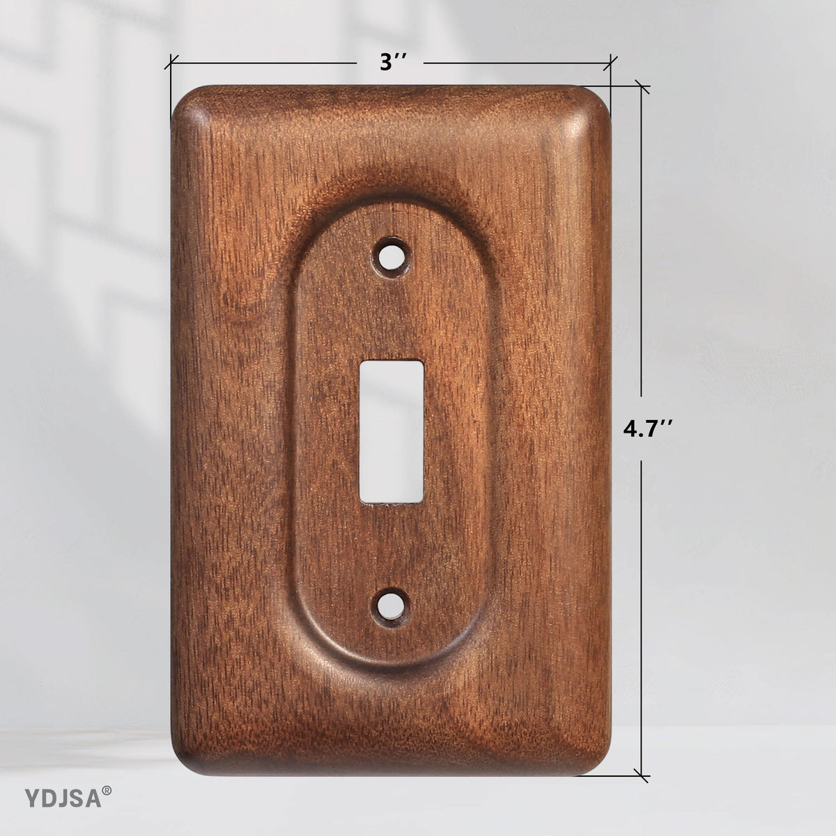 YDJSA woodgrain closeup shows unique color variation for high-end walnut walls.