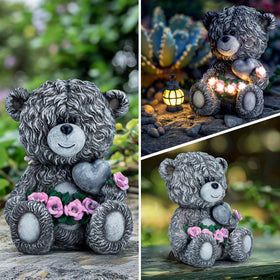 YDKOJGW bear lawn decor ideal for balconies and window sills