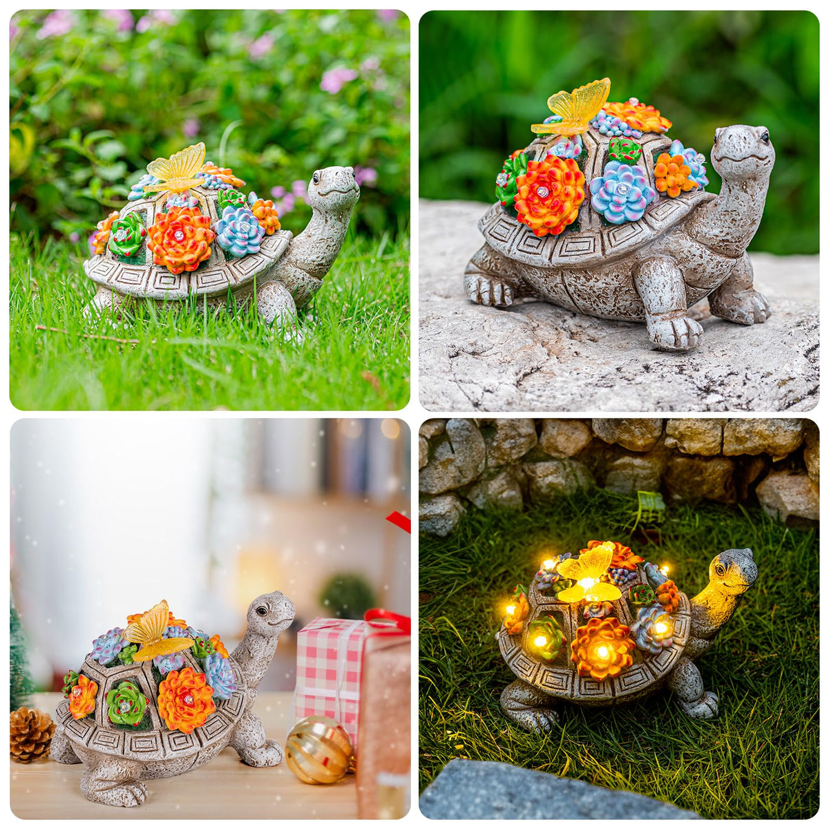 YDKOJGW patio balcony yard ornament provides decorative outdoor glow.