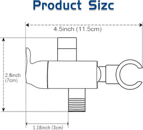 Heavy-duty brass construction resists corrosion for lasting bathroom fixtures.