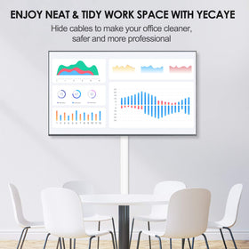 Yecaye Cord Hider strong adhesive tape securing cables along walls