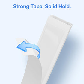 Yecaye Cord Hider TV-wall setup with hidden cords behind mounted screen