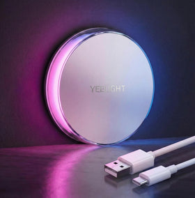 YEELIGHT motion sensor night light detects movement up to 16 feet for hands-free safety.
