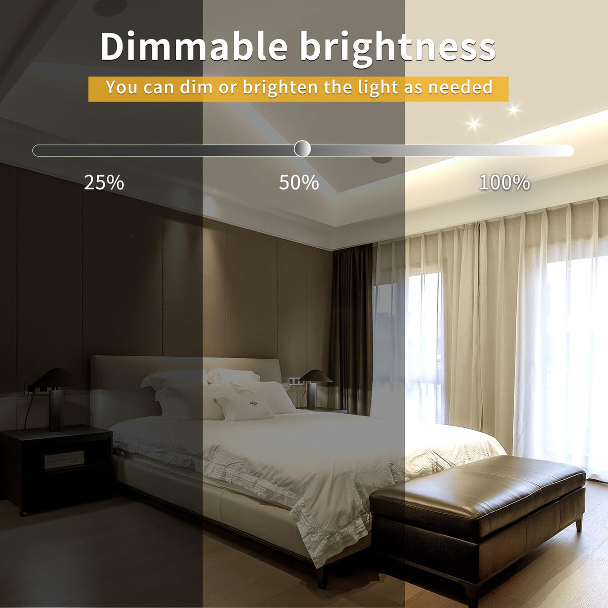 Yeewhale living room lighting provides even illumination for relaxing spaces
