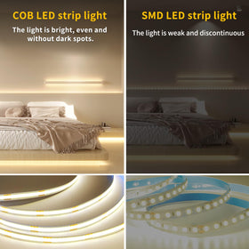 Yeewhale shelf lighting highlights decor with a soft, even glow