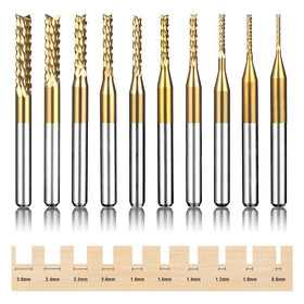 YEEZUGO titanium-coated cutter 0.8mm for precise engraving on wood and plastic