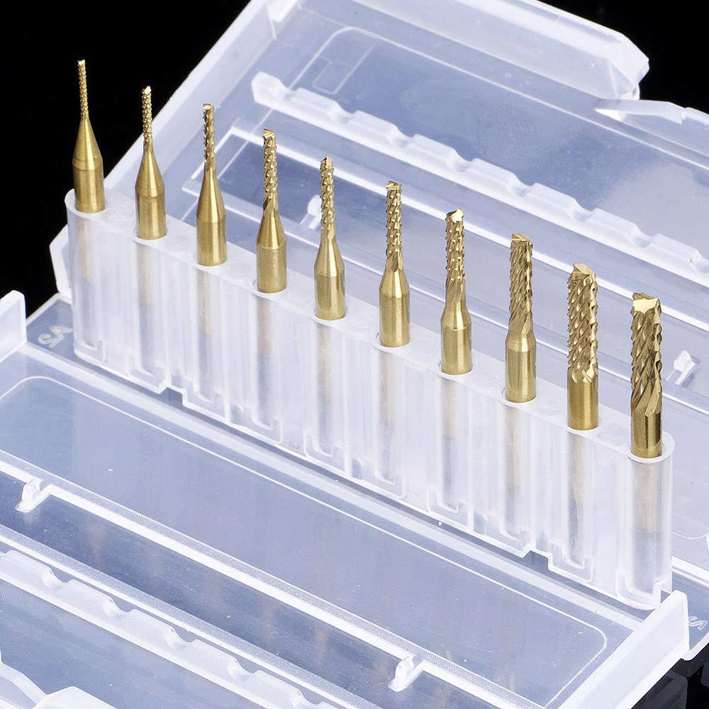 YEEZUGO titanium-coated cutter 3.0mm for heavy-duty slots in aluminum and plastic