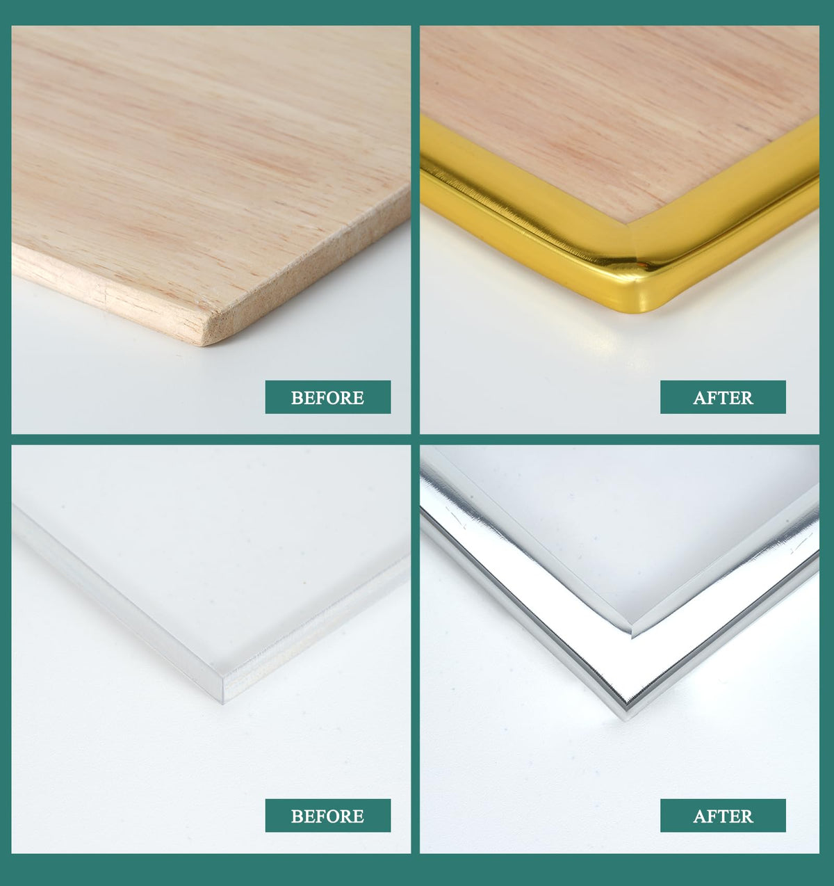 YEFANXI corner trim protects edges with a safe rounded finish