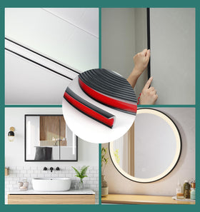 YEFANXI L-shape trim with flexible adhesion; scissors-friendly to fit corners