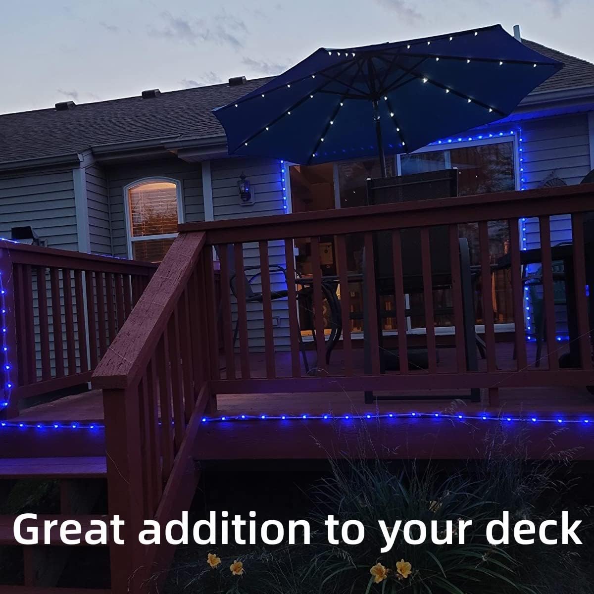 YEGUO garden patio lighting creating cozy ambiance