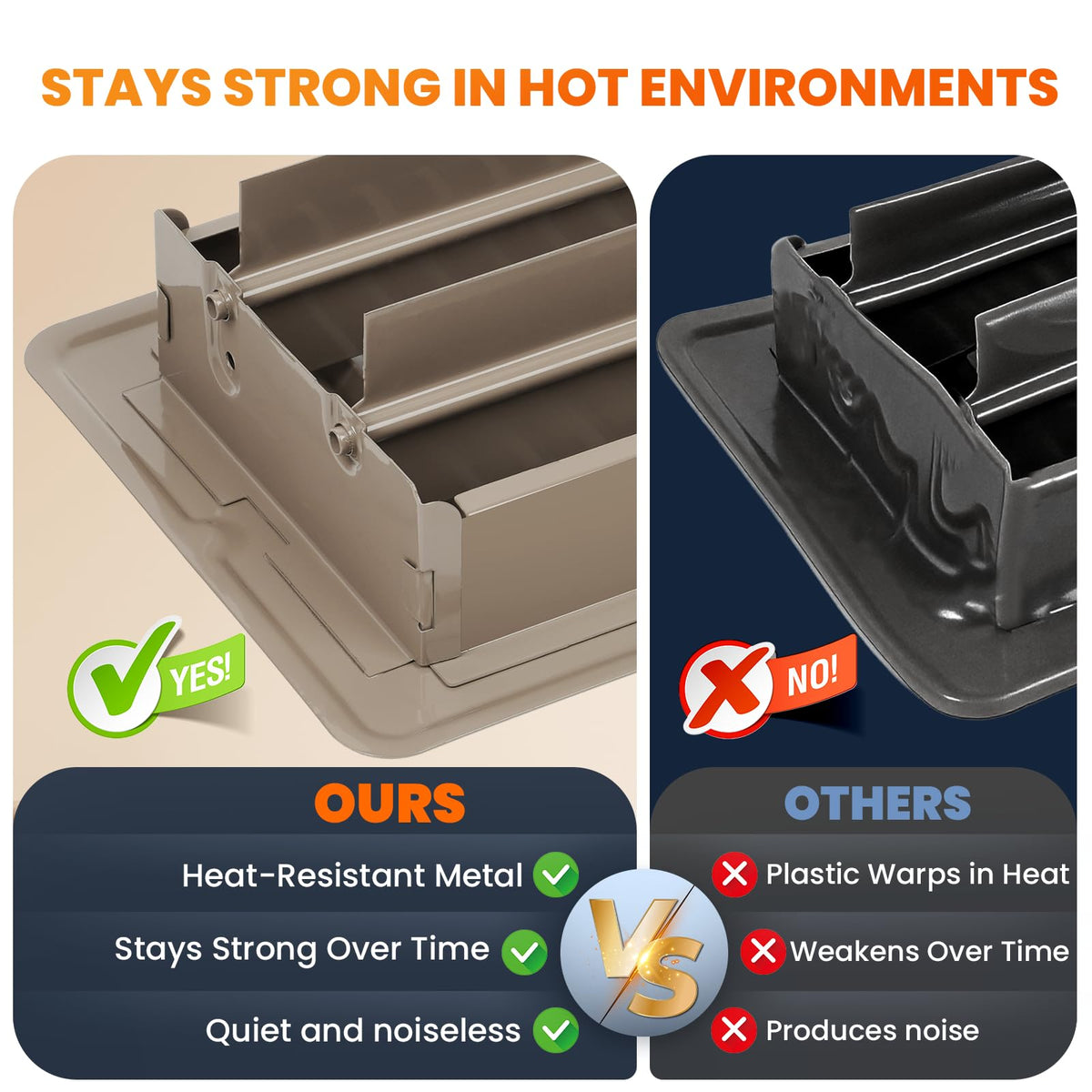 YEHANLY adjustable damper visual illustrates precise airflow control.