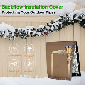 Anti-theft grommets on Yehchi insulation cover add security outdoors.