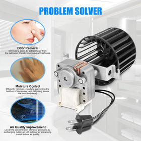 YEHERIT 70 CFM performance supports steady bathroom airflow with low noise.