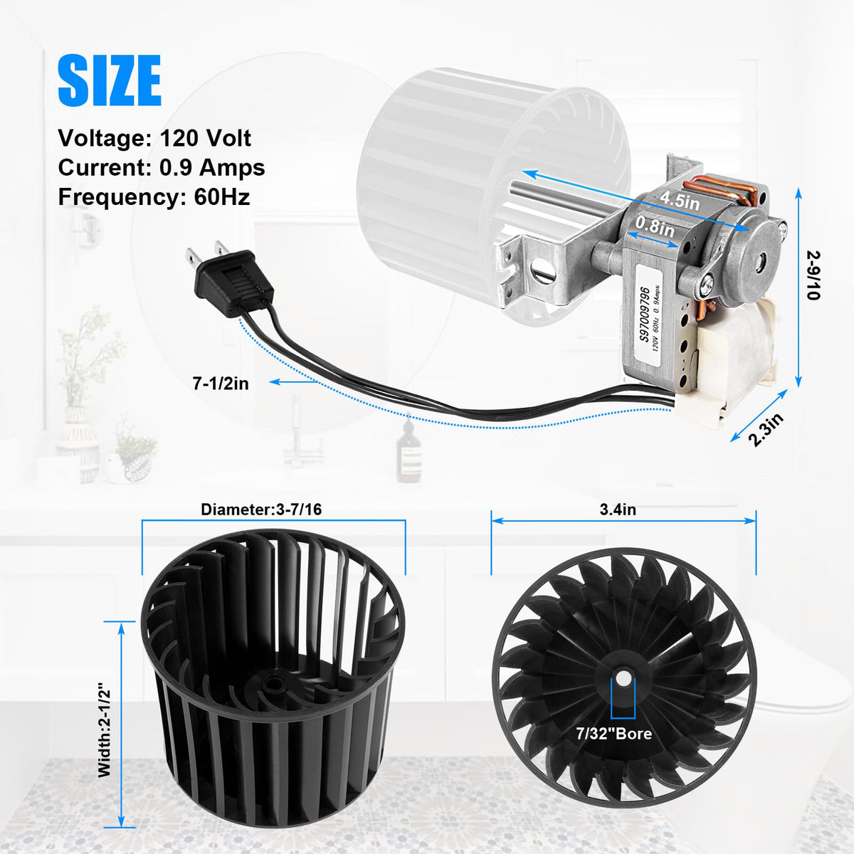 YEHERIT easy installation packaging helps quick DIY replacement.