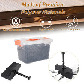 Quick installation with Yeipower hidden fasteners and simple setup