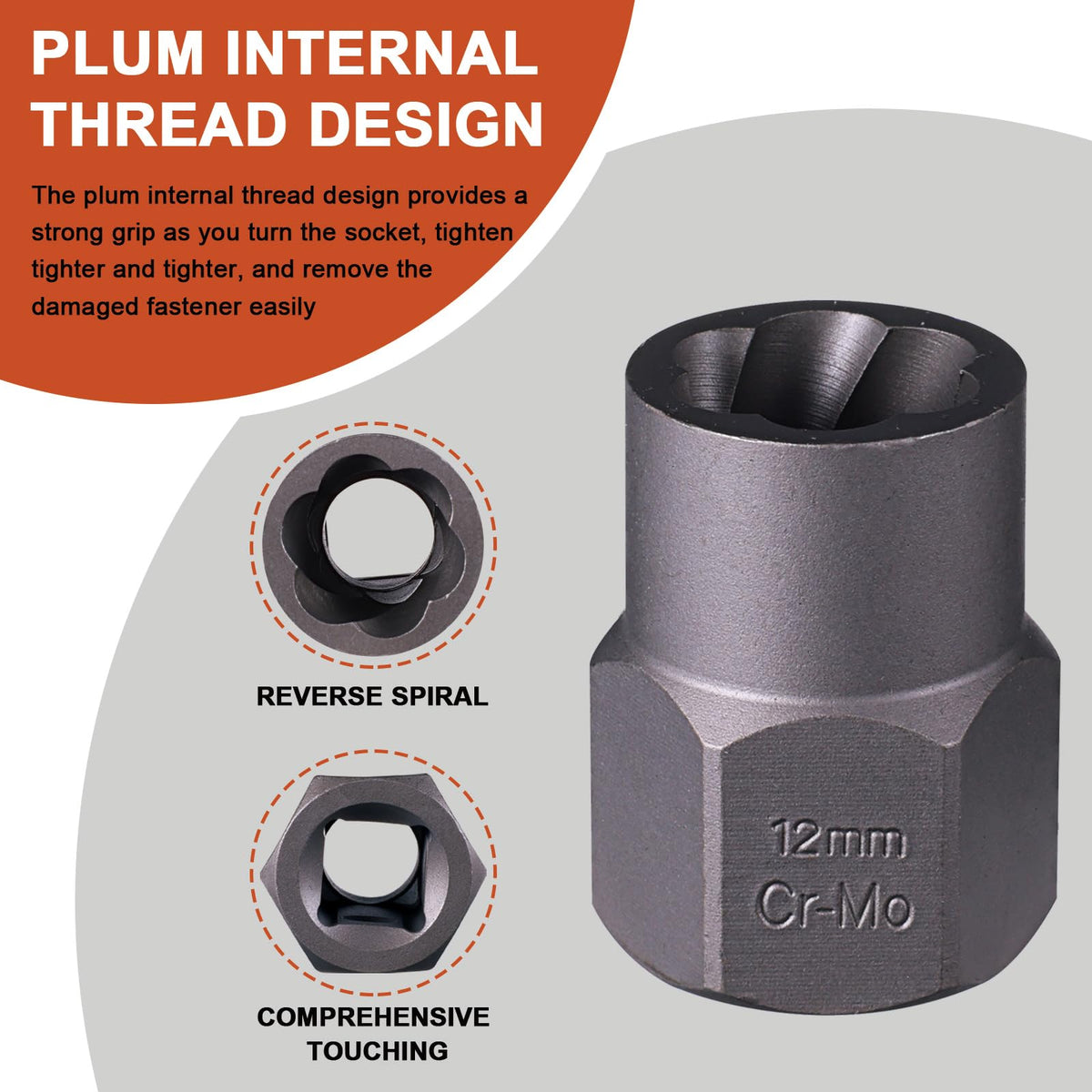 YEKEPRO bolt extractor in use on a damaged bolt enables easier removal.