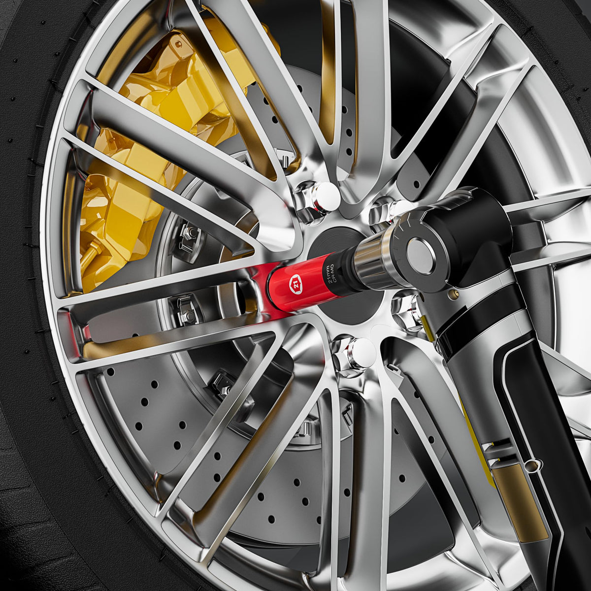 YEKEPRO non-marring sleeve protects rims during installation and removal