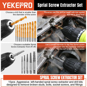 YEKEPRO durable chrome molybdenum steel construction for long-lasting use.
