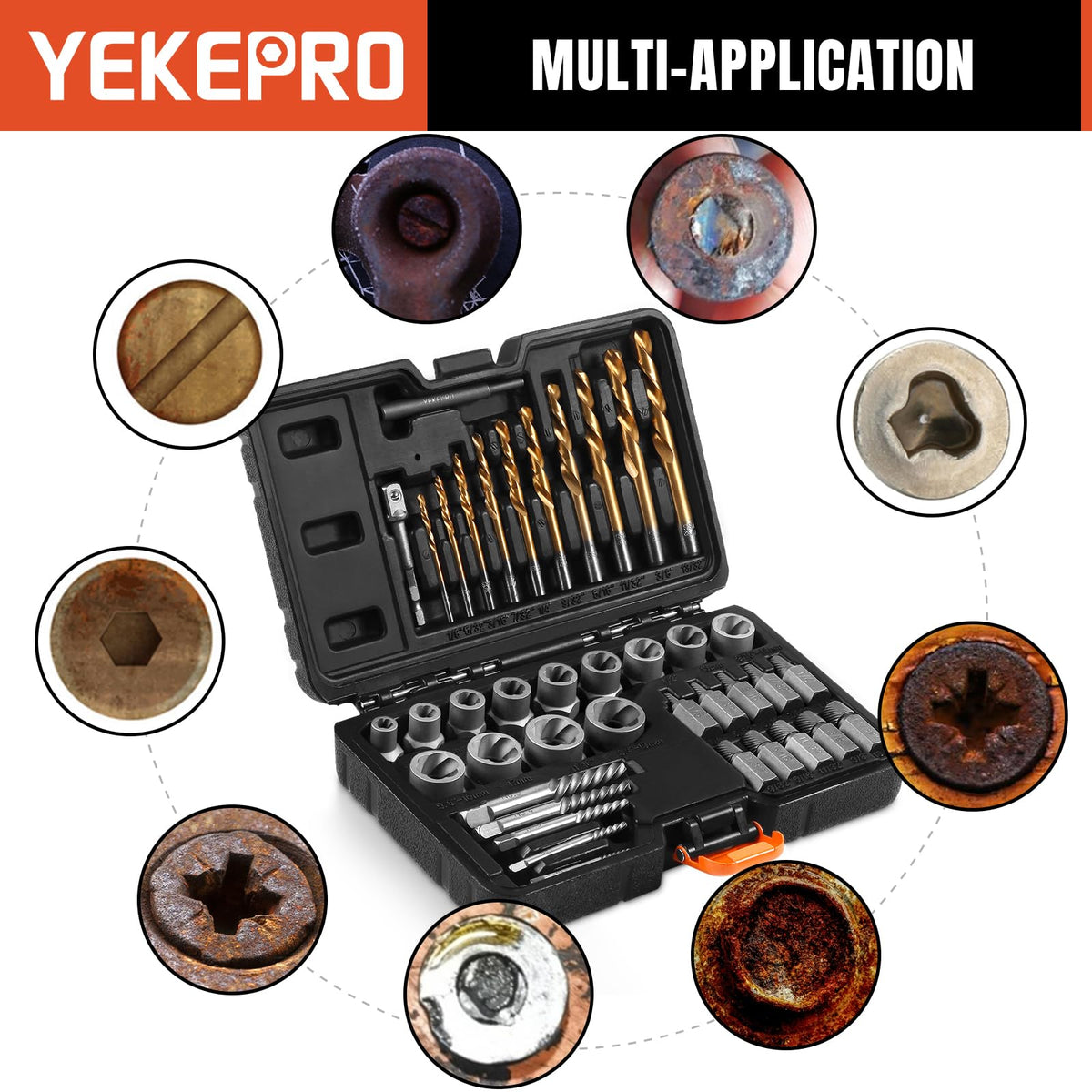 YEKEPRO organized storage case keeps the set neatly organized.