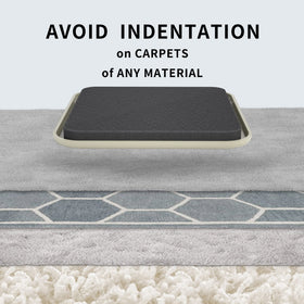 Yelanon bottom felt pad provides cushioning and floor protection during moves
