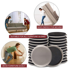 Yelanon sliders help move tables, dressers, sofas with minimal noise.