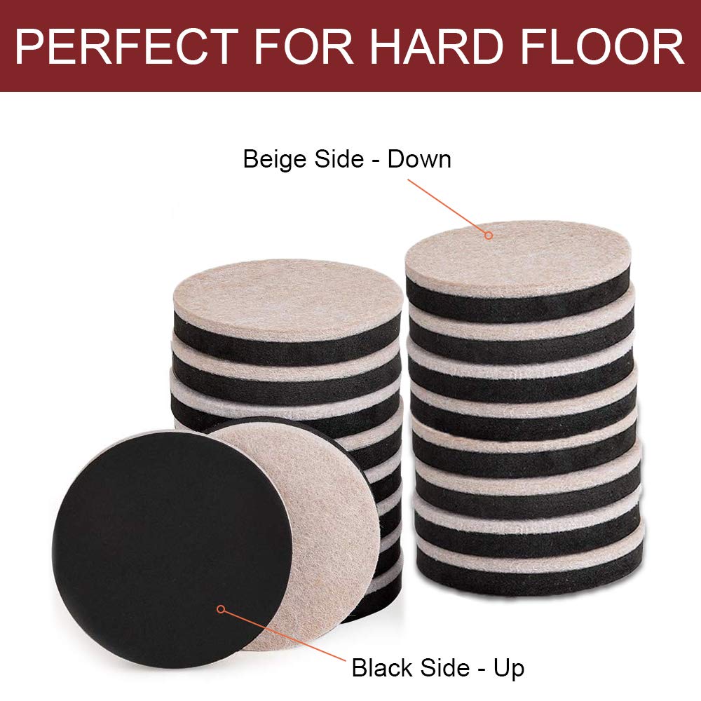 Yelanon heavy furniture movers with durable felt pads protect hardwood floors