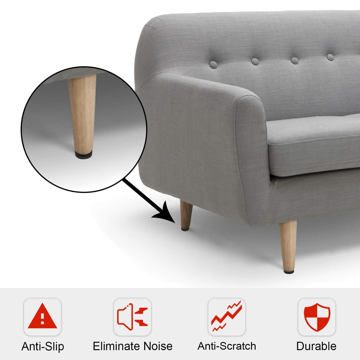 Installation step shows easy self-adhesive setup without tools