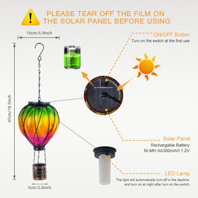 YELENEW metal S-hook hanging allows easy outdoor installation.