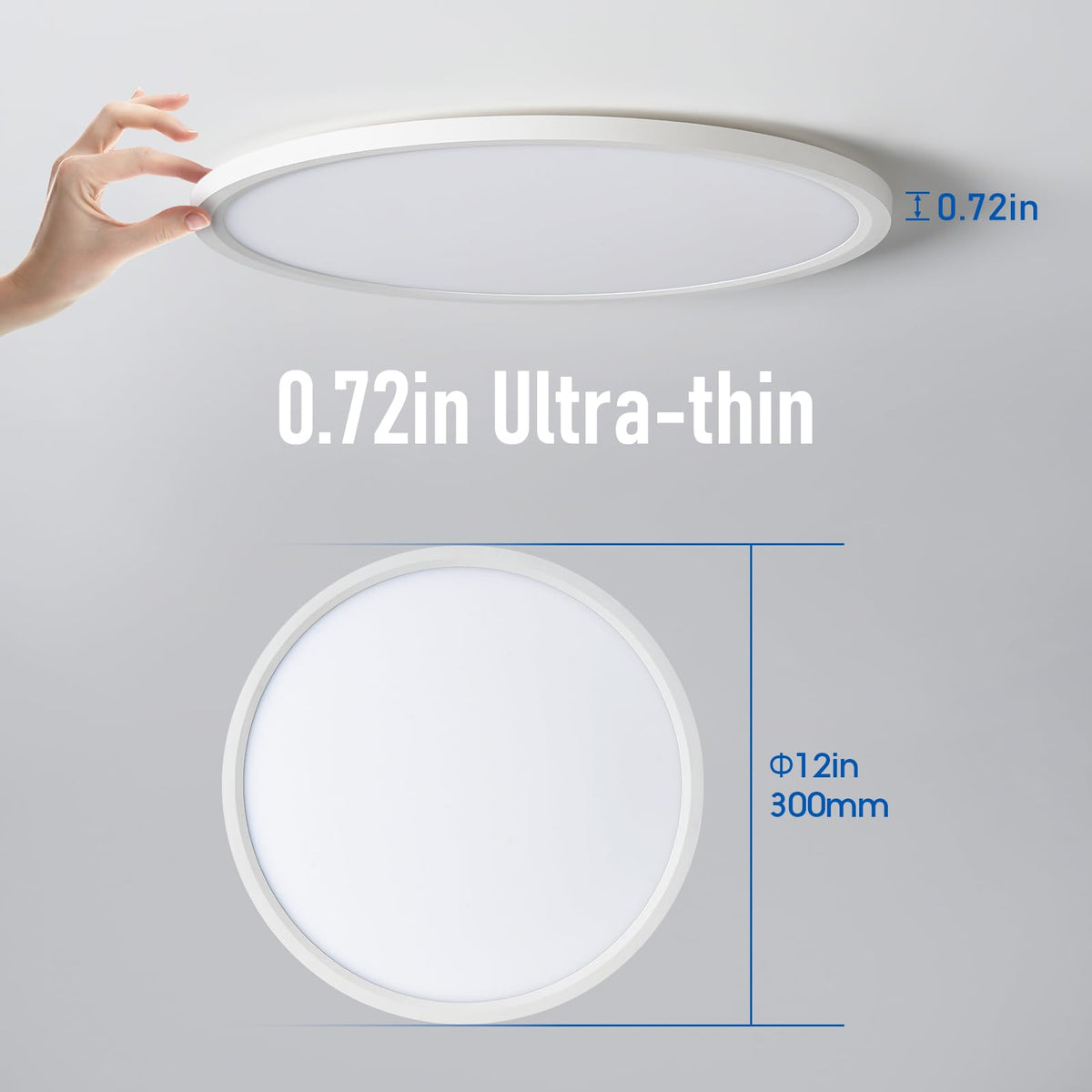 YELIOLED color temperature options 3000K-4000K-5000K help set mood throughout rooms.