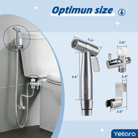 Yellara bidet sprayer easy-installation fits most toilets without tools.