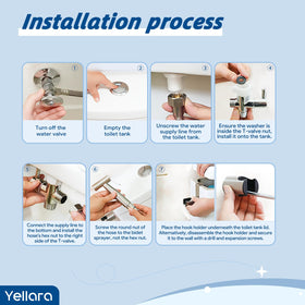 Yellara bidet sprayer feminine-wash-capability supports daily personal care.