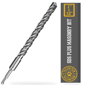 Yellow Paw 1-inch SDS Plus masonry bit for deep concrete drilling