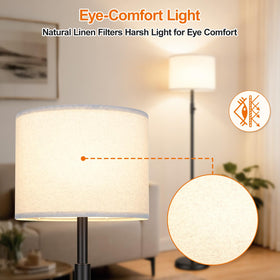 Yemela easy-assembly floor lamp simplifies setup and saves time.