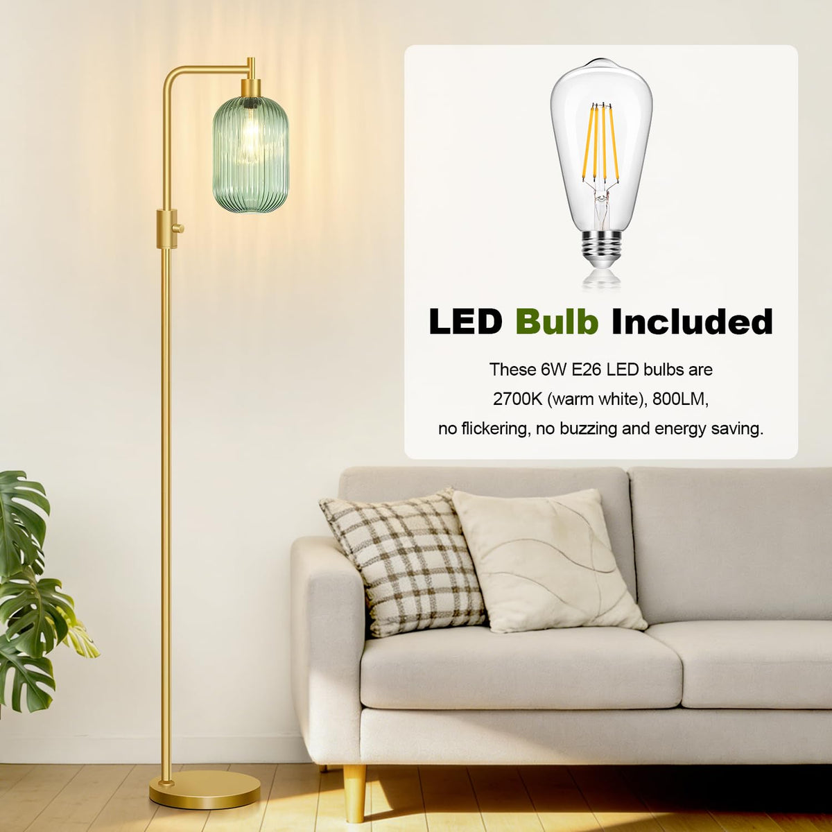Yemela modern design blends with contemporary décor and tall form