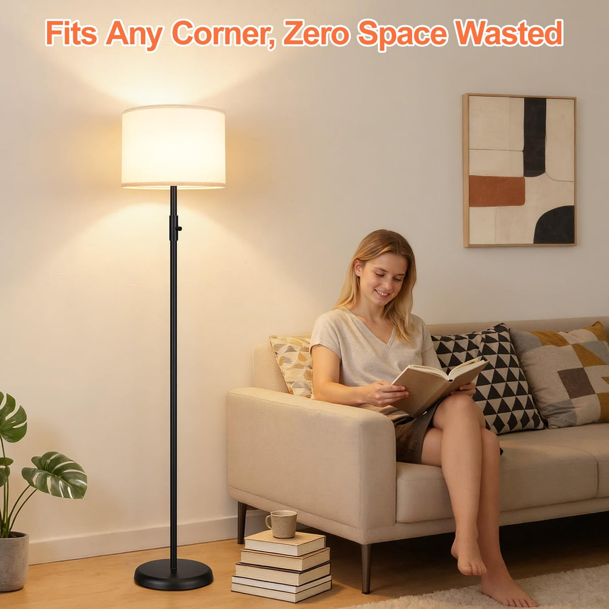Yemela ideal reading lamp for evenings in living room or bedroom.