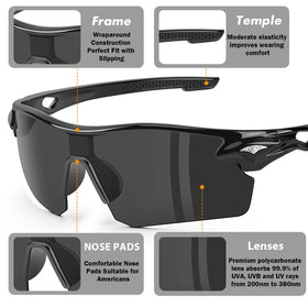 YENPK ANSI Z87.1+ UV and blue light protection for outdoor and screen use