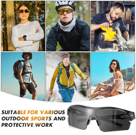 YENPK versatile safety eyewear for construction, biking, and more