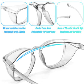 YENPK safety glasses ANSI Z87+ compliant for safety and impact resistance