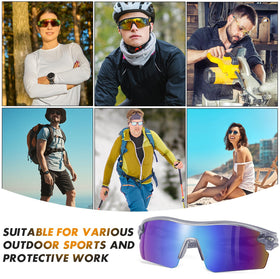 YENPK unisex safety glasses provide reliable eye protection for men and women.
