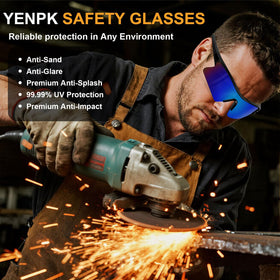 YENPK wraparound adjustable frame provides a secure, comfortable fit for most faces