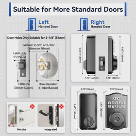 Yeolet Y58 quick 15 minute installation guide for doors