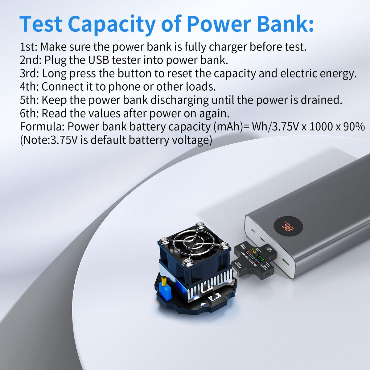 YEREADW USB-C tester safety protections indicate over-voltage and over-current protection.