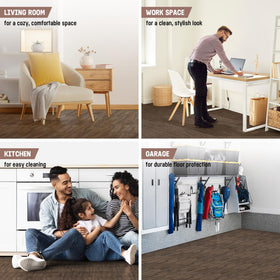 Yes4All foam tiles are easy to clean with a damp cloth for quick refresh.
