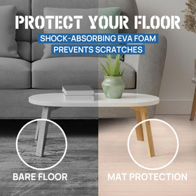 Yes4All interlocking mats easy to clean with a damp cloth