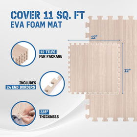 Yes4All EVA mats showing honeycomb pattern for cushioned underfoot